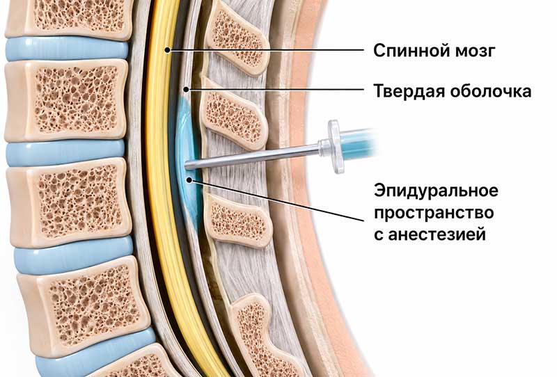 Эпидуральные блокады при боли в спине